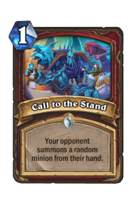 Call To The Stand