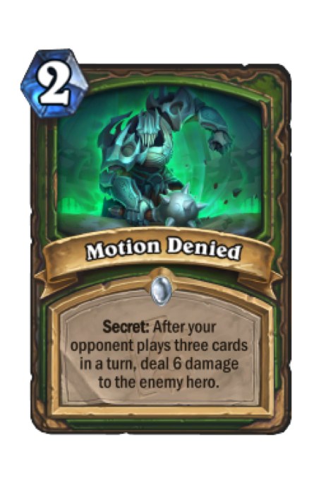 Motion Denied