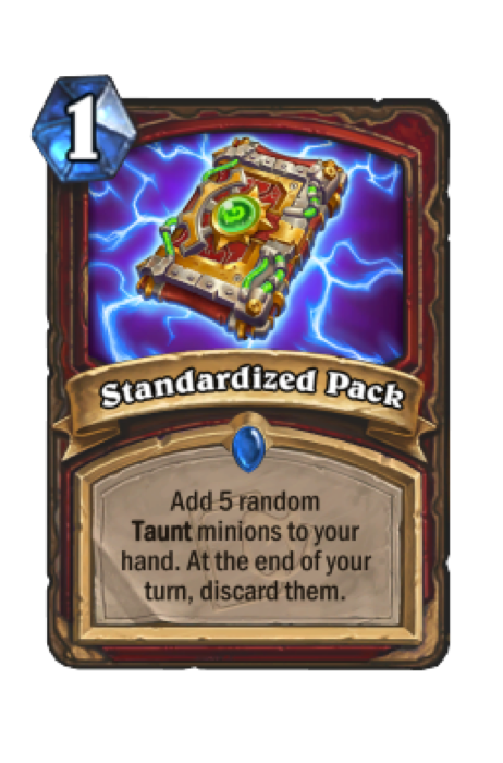 Standardized Pack