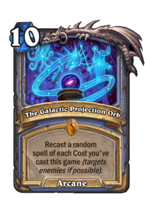 The Galactic Projection Orb