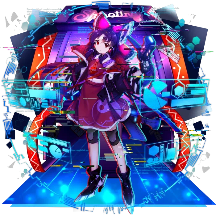 Reimu Hakurei Lunar War Shaman