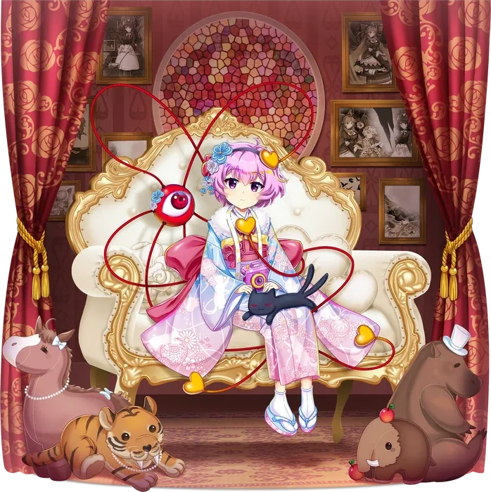 Satori Komeiji New Years Tiny Underworld Queen