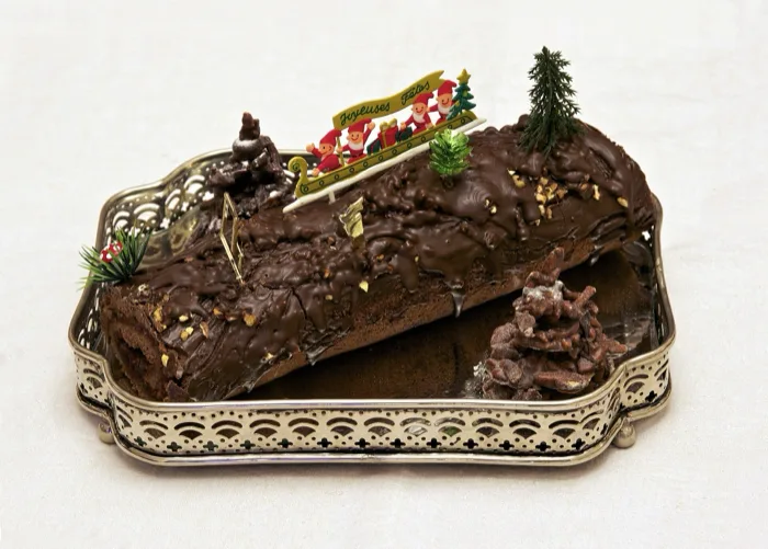 Yule Log Cake